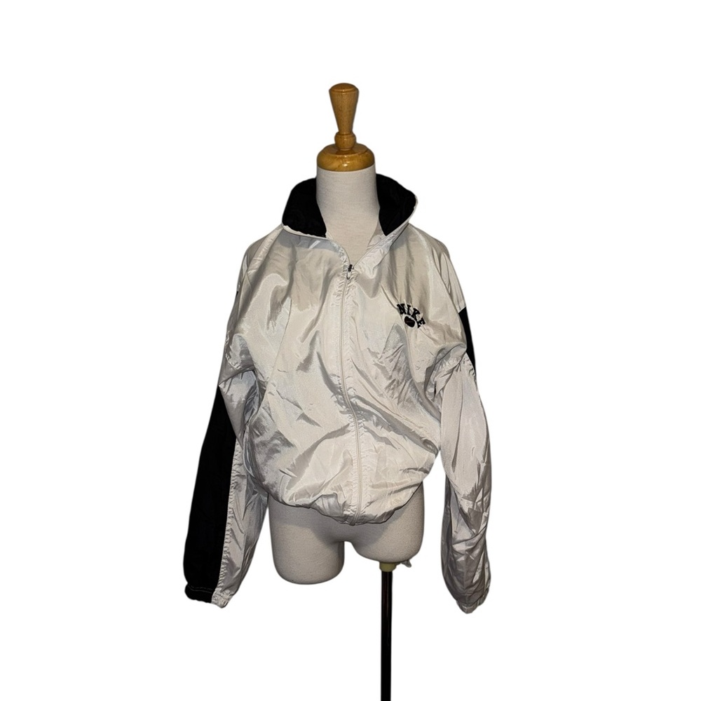 Vintage Nike Windbreaker Tracksuit Jacket – Pearl White – Water Resistant